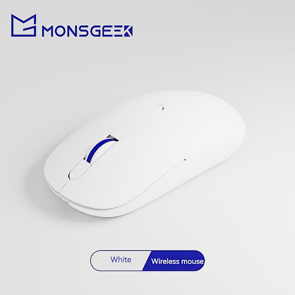 Monsgeek D1 trådlös mus Bluetooth 2.4g tvåläges 1000dpi tyst mus set Office Bärbar mus för Windows Mac Present Keyboard Mouse Set