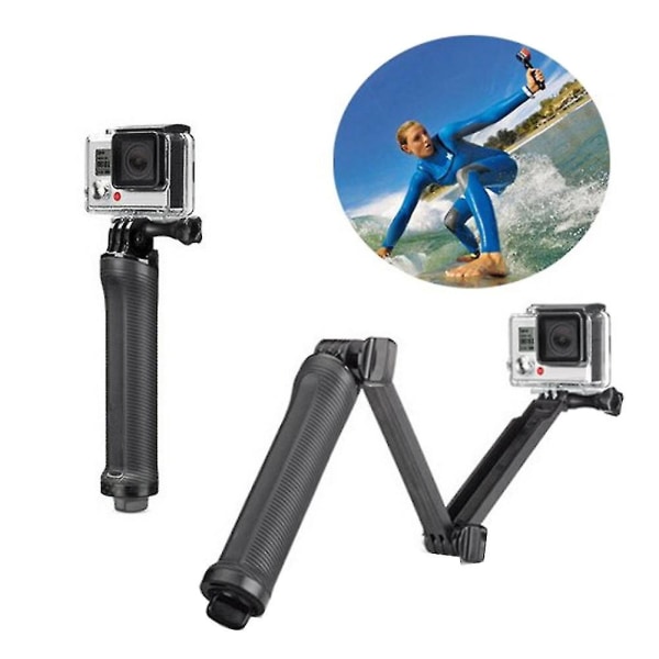 Vattentät Selfie Stick Stativ Flytande Handgrepp Monopod Stång For Hero 10 9 8 7 6 5 Action
