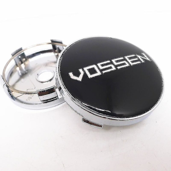 4 stk. 60mm Vossen hjulcenternavkapsler til bilfælge, støvtætte dæksel, navkapsler, 56mm auto styling tilbehør B
