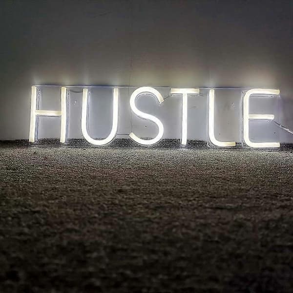 LED neon bakpanel komplett sortiment akryl transparent bakpanel neonljus led bakpanel neonljus white HUSTLE