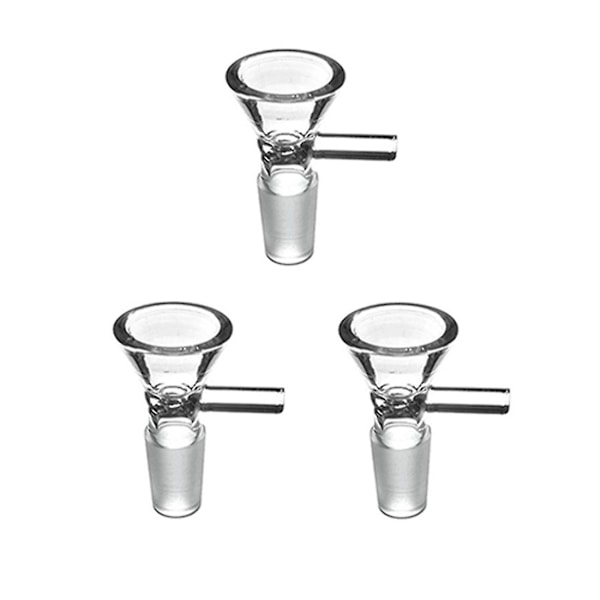 3 stykker glas tragt glas skål adapter Manuel klar skål stativ Klar holdbart glas tragt skål
