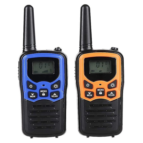 Walkie talkies til børn 5 miles lang rækkevidde tovejs radioer 22 kanaler gave til familien udendørs eventyrspil