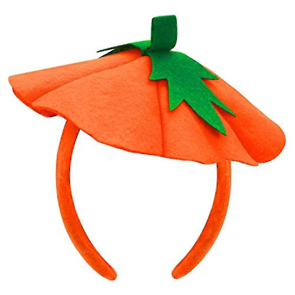 3 st Halloween Pannband Pumpa Hat Dam Pumpa Kostym Pumpa Hårband Hårbåge Pumpa Festtillbehör