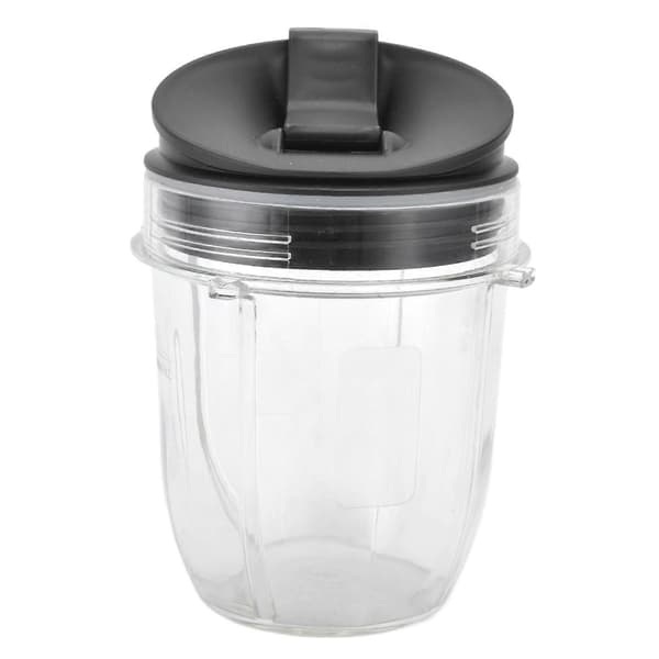 Bærbar 12OZ erstatningskopp blenderkoppbeholder med lokk, passer til NUTRI NINJA juicer