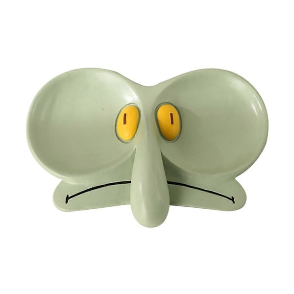 Söt Glasögonhållare Stativ för Skrivbord, Audit, Squidward Edition Rolig Solglasögonhållare Stativ & Smycke