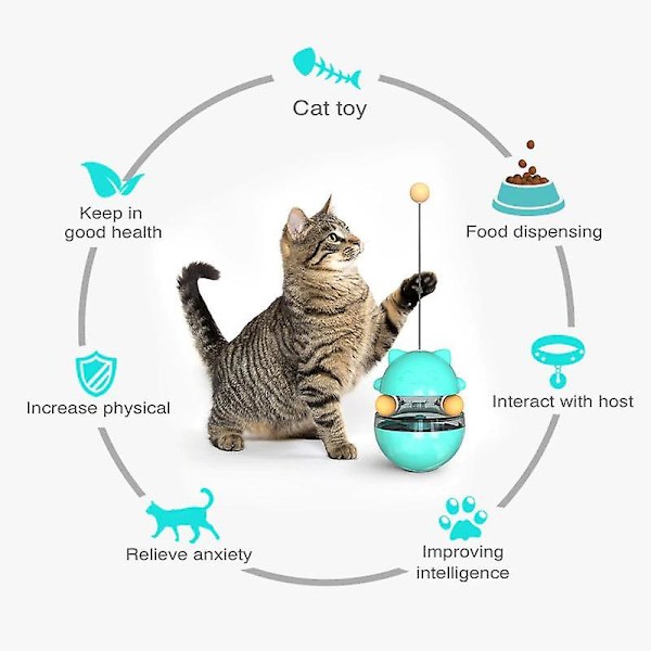 Creative Pet Electric Lelu Automaattinen kissan lelu Sähköinen pyörivä kissanpentu