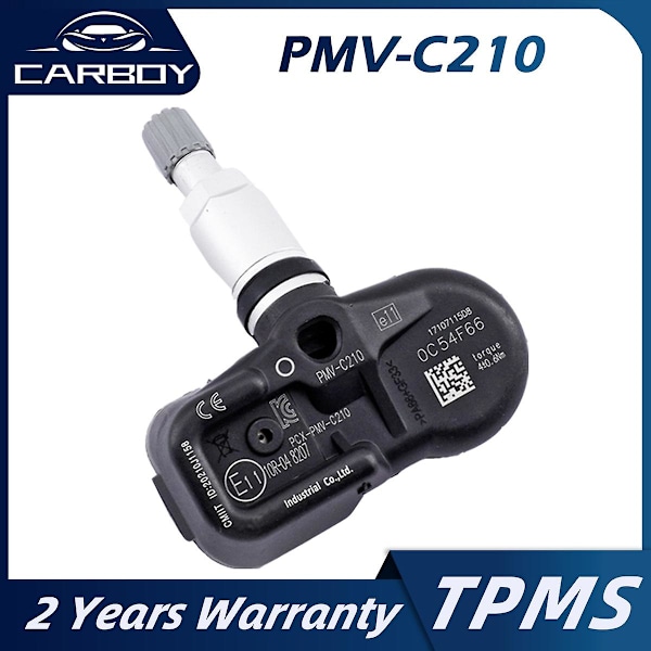 Pmv-c210 Tpms-sensor til Toyota Highlander Kluger Fjcruiser Venza Aygo Lexus Ls600h Nx300h Is300h Rc30h Gs350 Rx350 433mhz 1stk