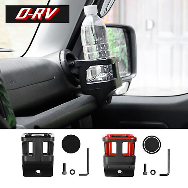 Auton vesimukin pulloteline Suzuki Jimny Jb64 Sierra Jb74w 2019 2020 universal puhelimen kupinpidikkeen jalustan organizer - juomatelineet Red Water Cup