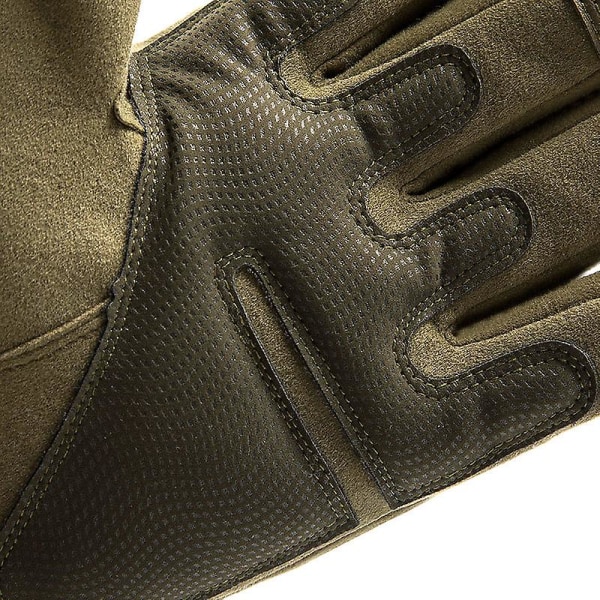 Kosketusnäyttö Suunnittelu Taktiset Sotilashanskat Urheilu Suojaava Fitness Moottoripyörä Metsästys Full Finger Gloves Moto Tarvikkeet| | Army green XL