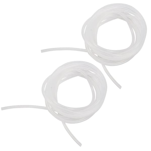 2x 1mm X 3mm Silikonfødevare-rør Øl Vand Luft Slange Rør 2 Meter