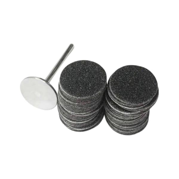 Erstatningspapirputer for elektrisk fotfil, utskiftbart slipepapir med 15mm 80Grit 50Pcs