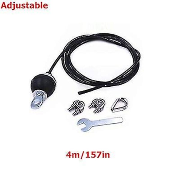 2m-5m kuntosalin vaijeriköysi, raskaan teräksen vaihto-osat kotisalin kuntoilukaapelipyörän lisävarusteille, halkaisija 5 mm Adjustable-4M