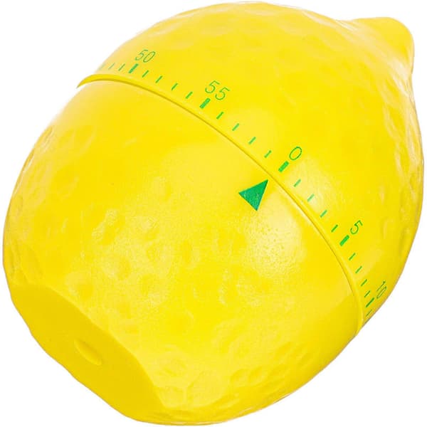 Køkken Mekanisk Timer Citronformet Timer Husholdnings Køkken Timer Nedtællingstimer Yellow 8x6cm
