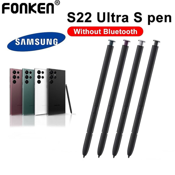 Fonken S Pen för Samsung Galaxy S22 Ultra Stylus Pen Touch Screen Pen SPen Utan Bluetooth
