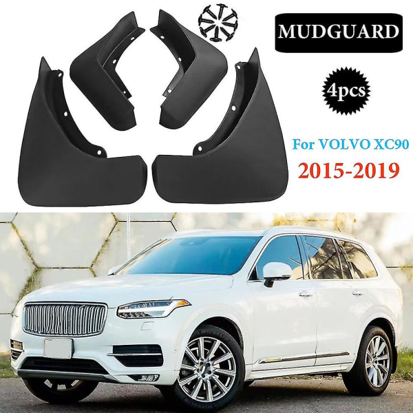 Stänkskydd för Volvo Xc90 2015 2016 2017 2018 2019 Främre Bakre Stänkskydd Stänklappar Lerklaffar Stänkskydd Biltillbehör Skärm