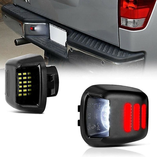 Auton Led Rekisterikilven Valot Takavalo Vedenpitävä Takalamppu Navara D40 2007-2016