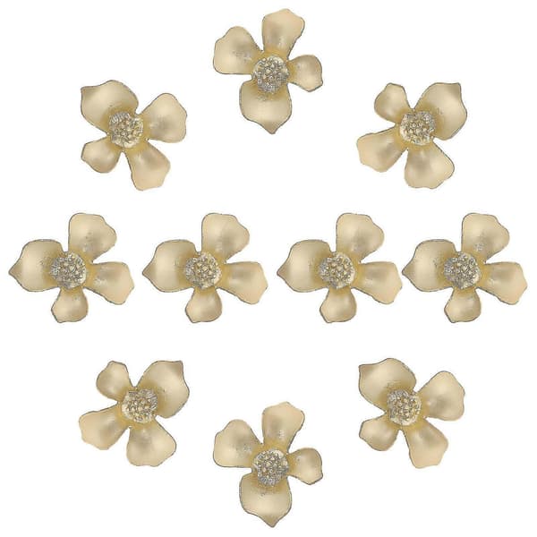 20 st blomformade örhängesstift berlocker DIY örhängesmaterial örhängesstift