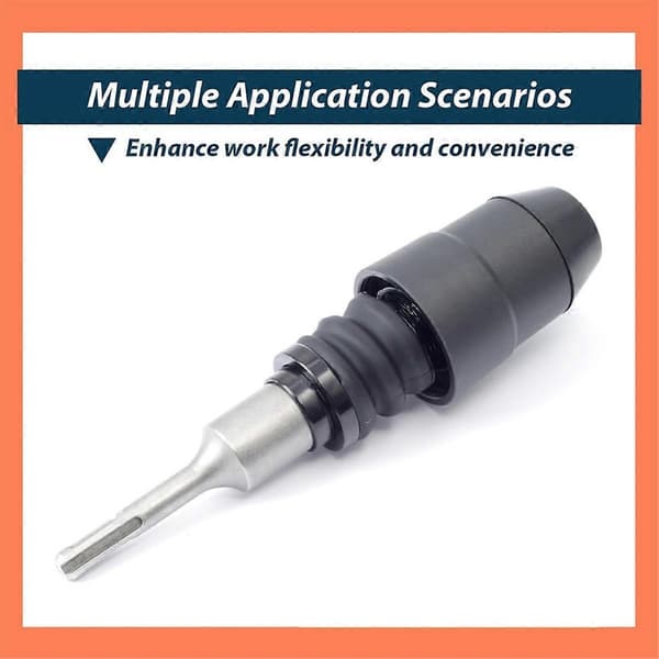 Adapter til SDS-Plus til SDS-Max 8-1/4 tommer lang Kompatibel med borehammere Legeret stål Adapter-WELLNGS