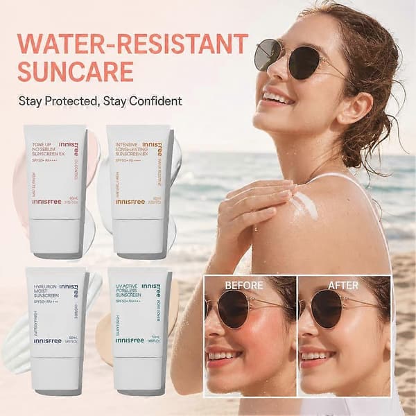UV Active Poreless Solcreme SPF50+ PA++++ 50ml yellow