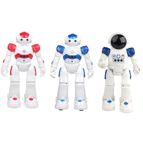 Kid Intelligent Smart Robot Geste Sensing Programmerbar Leke Rc Robot Xmas Kids blue