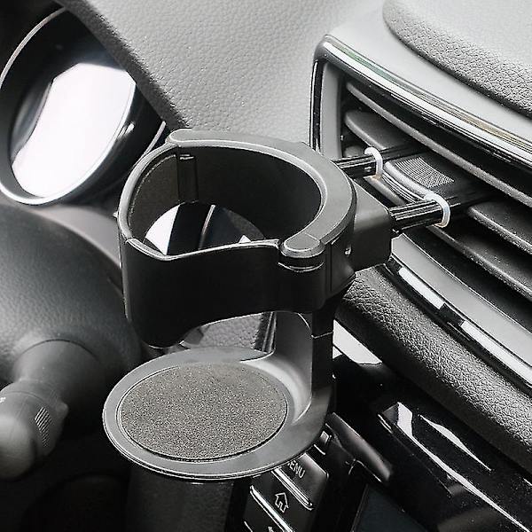 2 stk Bilkopholder Luftventil Vandflaskeholder Universal drikkekaffeholder