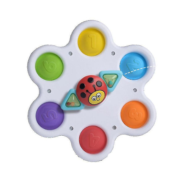 Sormenpuristuslelu Sormenpäällä pyörivä lelu Kääritty lelu Spinner-lelu Lasten opettavainen dekompressiolelu