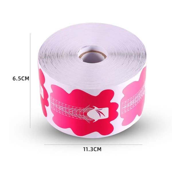 500 stk. franske negleforme tips akryl builder neglekunst guideform manicure stencil | negleform