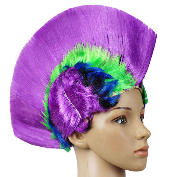modellering punk parykk rekvisitter hatter fluffy fest halloween bryllup kam dans kjole bar lue ytelse hår morsomme kuker