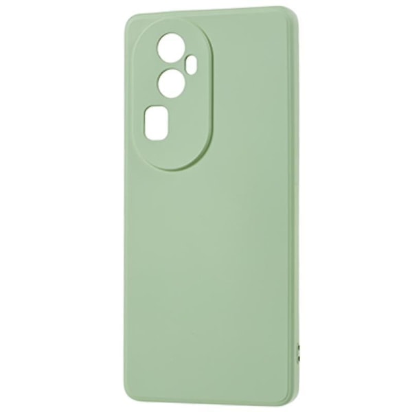 Oppo Reno10 5G kumisoidulle TPU- phone case Candy Color Fiber Lining putoamisen estävä cover Bean Green