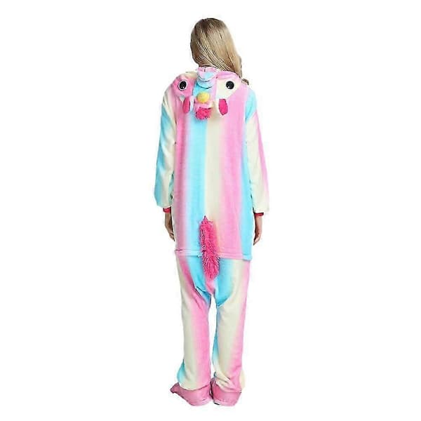 ILWHE Enhörningspyjamas djur Jumpsuit cosplay white S