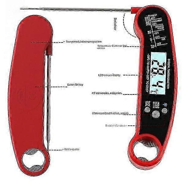 Javelin Pro Duo Ambidextrous Bakgrundsbelyst Digital Köttermometer