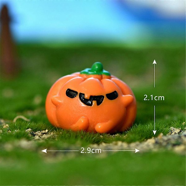 Halloween DIY Kristallkula Tillbehör New Halloween Small Pumpkin No 3