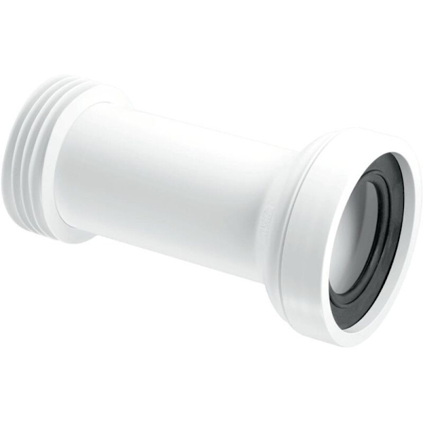 McAlpine WC-CON2 Lige Justerbar Længde Stiv WC-Forbindelse White