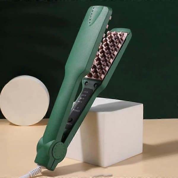 Langvarig volum med 3D Grid Hårkrøller for enkel styling green