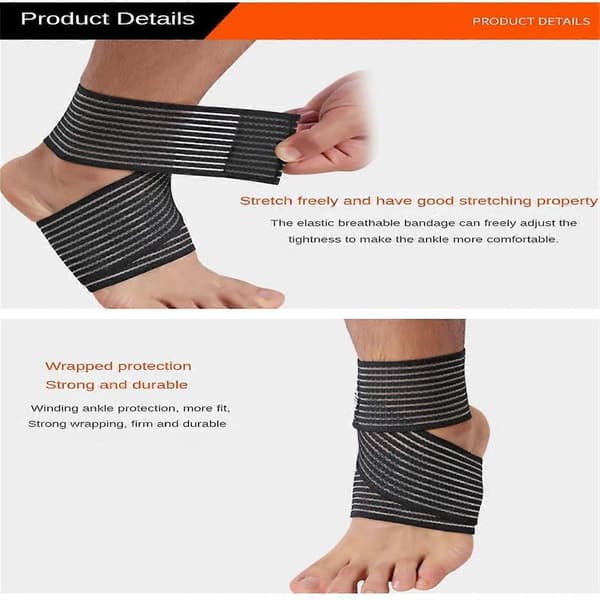 Elastisk kompressionsbandage til håndled, ankel, albue, knæ, læg