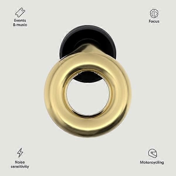 Loop Experience -korvatulpat – Korkealaatuiset kuulosuojaimet äänenvaimennukseen, kulta