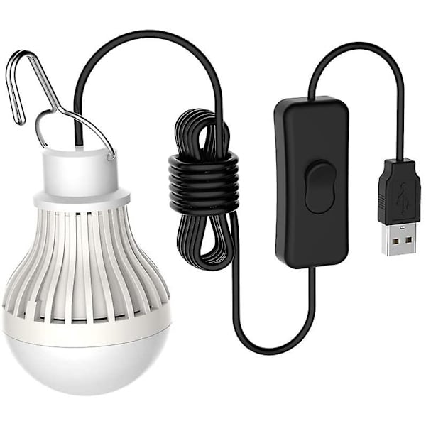 5w bärbar USB led campinglampa tältlampa idealisk för vandring och fiskecamping