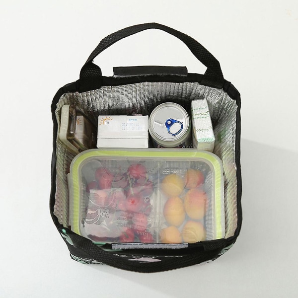 Vattentät thermal kylare isolerad matlåda Bärbar väska för förvaring av picknickväska Multicolor