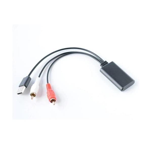 Bil Universal Trådlös Bluetooth-modul Musikadapter Rca Aux Ljudkabel Usb-driven, A