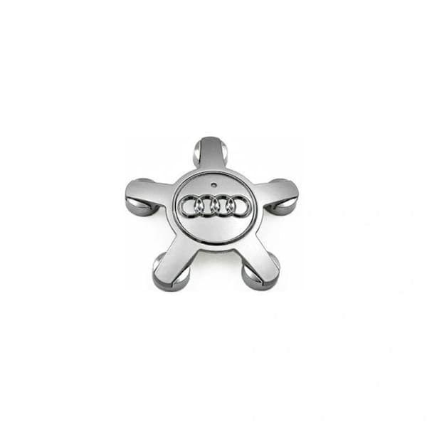 Audi 135 mm navkapsel 4-delt sæt, sølv - Model 4F0601165N