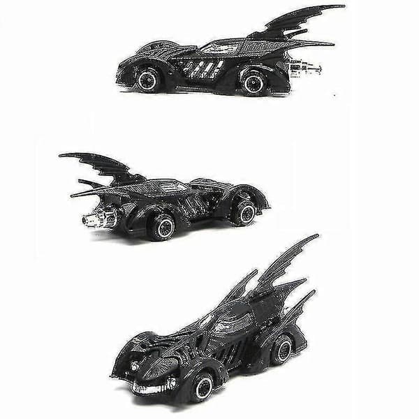 Batmobile-auto leikkiautosetti, metalli, 6 kpl