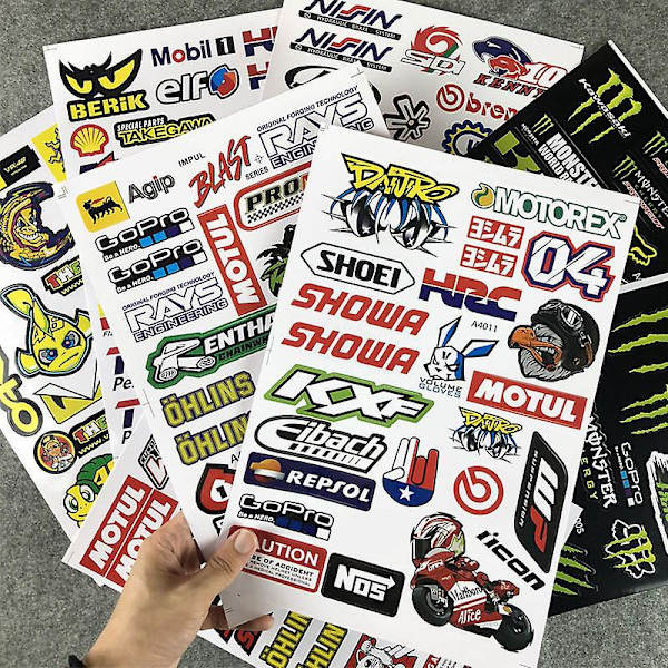 Honda Yamaha Suzuki Kawasaki-klistremerker | Suzuki Motorsykkel Dekaler Klistremerker - Dekaler &amp; Klistremerker A8023