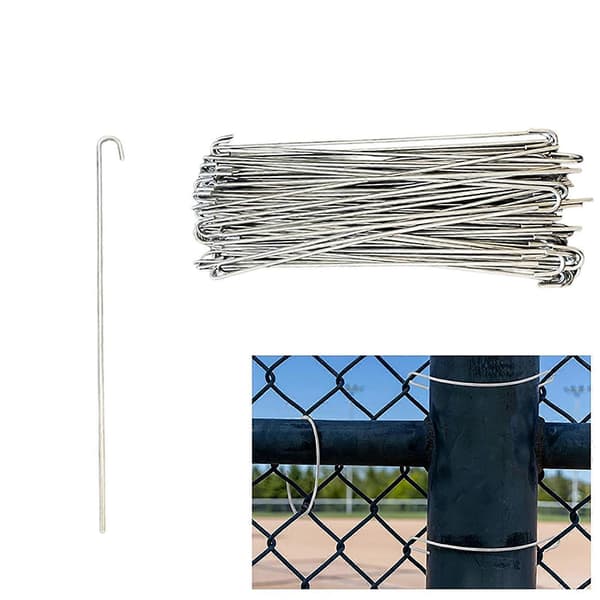 Gjerdebånd i rustfritt stål – Rustfritt og justerbart – for nettinggjerder – 100 stk 6,5/8/10,5 tommer