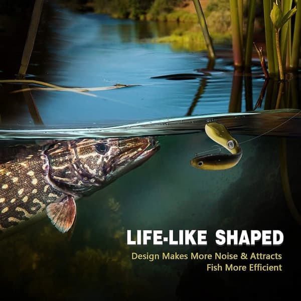 5 st Mjuka Bionic Loach Abborrfiskebeten