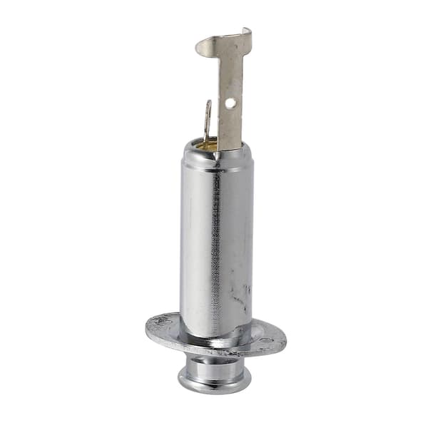 Guitar Bass Pickup 6,5 mm End Pin Jack Output Socket Plug Socket til Bas Elektrisk Guitar sølv(Rou