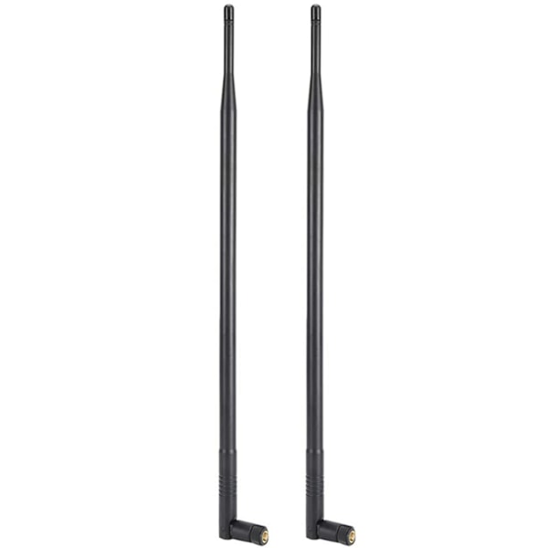 2x 12dBi Wifi-antenne, 2,4g/5g dobbeltbånds High Gain Long Range Wifi-antenne med Rpsma-stik til