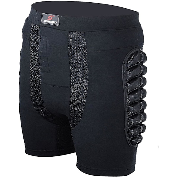 Urheilun suojavarusteet Anti Fall Pants Luistelupyörä Suksivarusteet Shorts Wear Kyynärpääsuoja Polvisuoja Lonkkasuoja Housut XXL