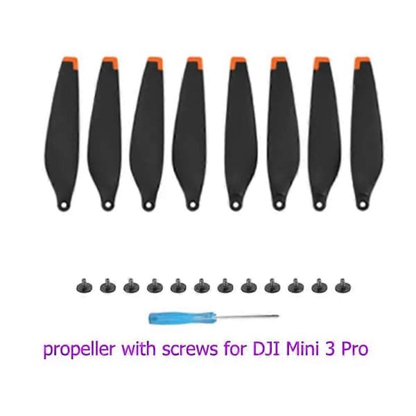 16 stk 6030F Propell for DJI Mini 3 Pro Drone Lette Propeller Blader Erstatningsvinge Reservedeler til Mini 3 Pro