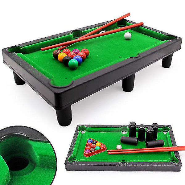 Lasten biljardilelut Flocking Desktop Doubles Mini Biljardi Set Pulma Lautapeli Boy