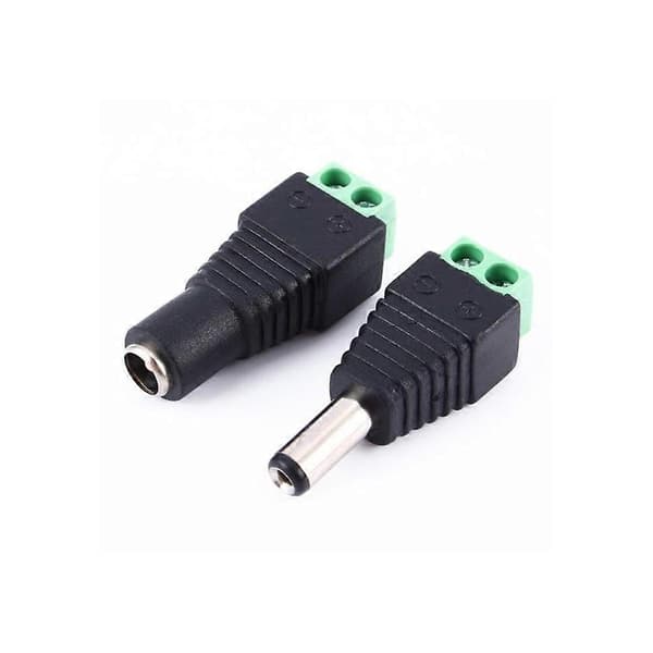 Strømkontaktplugg for elektrisk bruk DC-kabeladapter 5 stk